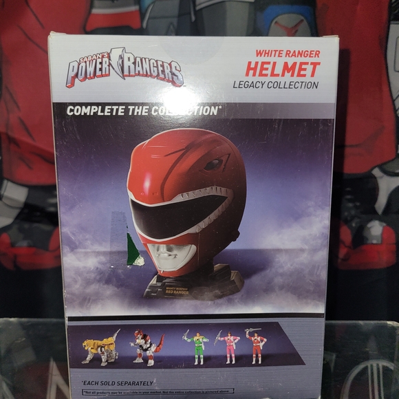 Power Rangers White Ranger Helmet - Picture 2 of 2